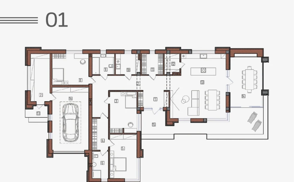 Villa Agnet - планировка