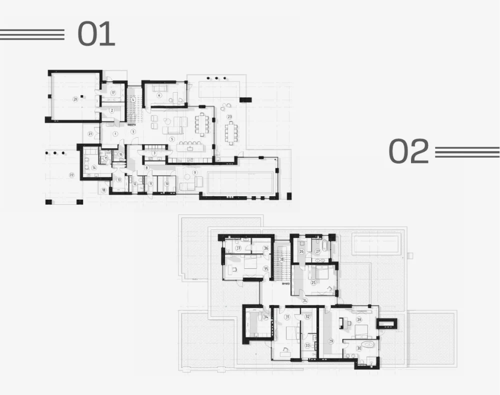 Villa Toscana - планировка