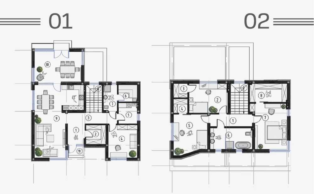 Villa Violet - планировка